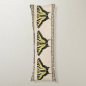 Südwest-Gelbes Frack Butterfly Seitenschläferkissen (Vorderseite Vertikal)