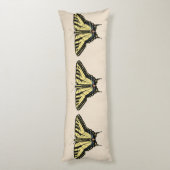 Südwest-Gelbes Frack Butterfly Seitenschläferkissen (Rückseite (Vertikal))