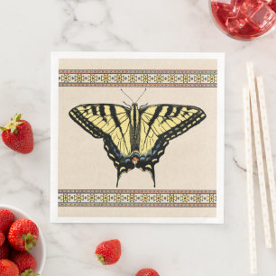 Südwest-Gelbes Frack Butterfly Serviette