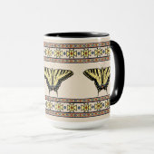 Südwest-Gelbes Frack Butterfly Tasse (VorderseiteRechts)