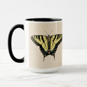 Südwest-Gelbes Frack Butterfly Tasse (Links)