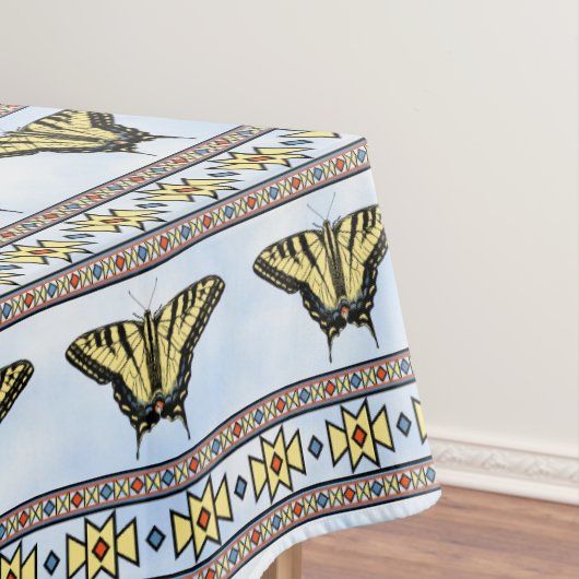 Südwest Gelbes Frack Schmetterlinge Große Tischdecke (Beispiel)