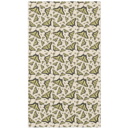 Südwest Gelbes Frack Schmetterlinge Große Tischdecke