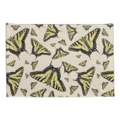 Südwest-Gelbes Frack-Schmetterlingsstandard Kissenbezug (Rückseite-Rechts)