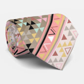 Südwest Geo Design Neutral Krawatte (Gerollt)