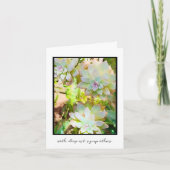 Südwest Ghost Pflanze Deepest Sympathiekarte Karte (Vorderseite)