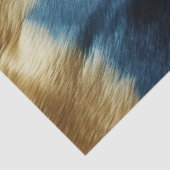 Südwest Gold Blue Cowhide Seidenpapier (Detail)