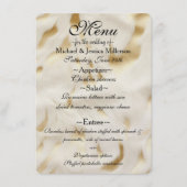 Südwest Gold White Cowhid Menükarte (Vorderseite)
