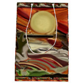 Südwest-Himmel Mittlere Geschenktüte (Rückseite)