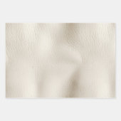 Südwest Imitats Brown Leather Cowhide Geschenkpapier Set (Vorderseite 2)