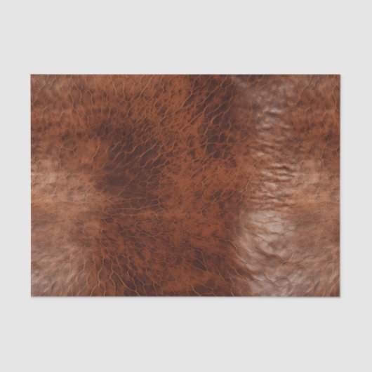 Südwest Imitats Brown Leather Cowhide Seidenpapier (Vorderseite)