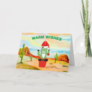 Südwest-Kaktus-Weihnachtskarte Karte