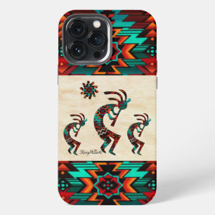 Südwest-Kokopelli-iPhone-Hülle iPhone 13 Pro Max Hülle