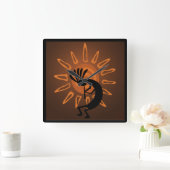 Südwest Kokopelli Sun Rustikale Uhr (Zuhause)