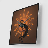 Südwest Kokopelli Sun Rustikale Uhr (Winkel)