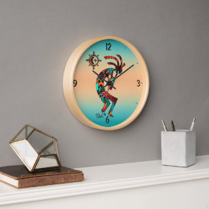 Südwest Kokopelli und Sun Uhr