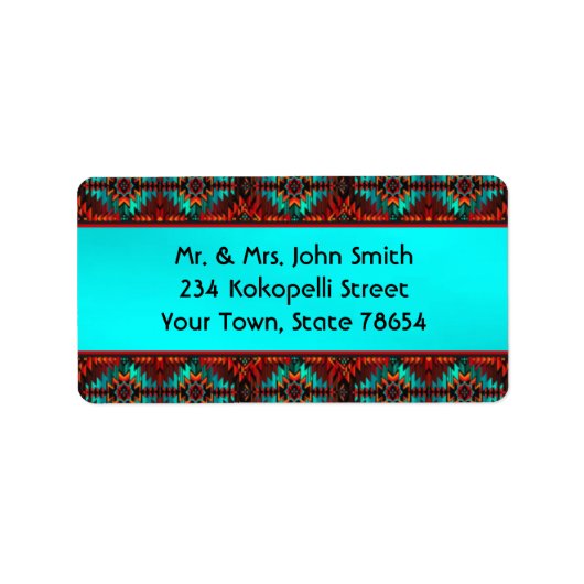 Südwest-Label Adressaufkleber (Vorne)