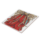 Südwest Lizard Red Chili Pepper House # Top Fliese (Seite)