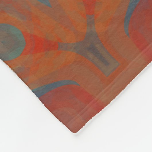 Südwest Mandala Fleecedecke (Ecke)