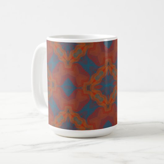 Südwest Mandala Kaffeetasse (Vorderseite Links)