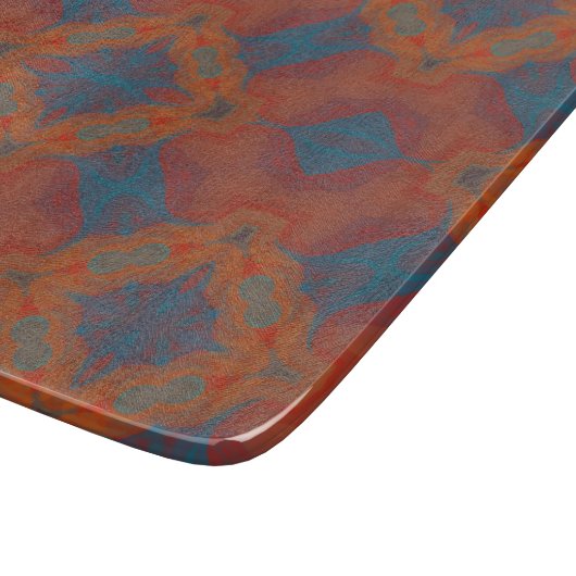 Südwest Mandala Schneidebrett (Ecke)