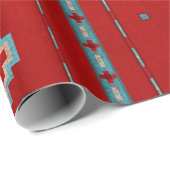 Südwest Mesas Red & Turquoise Geschenkpapier (Rolleneckpunkt)