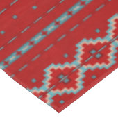 Südwest Mesas Red & Turquoise Large Tischdecke (Schrägansicht)