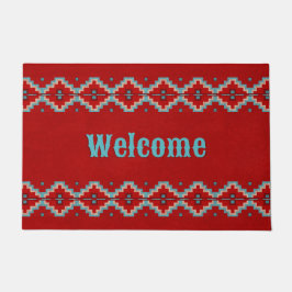 Südwest Mesas Red & Turquoise Personalisiert Fußmatte