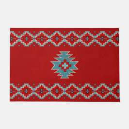 Südwest Mesas Red & Turquoise Personalisiert Fußmatte