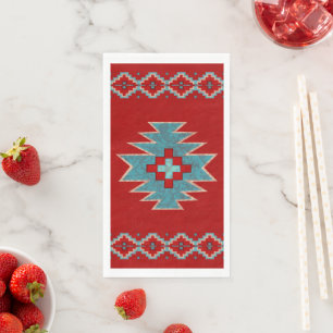 Südwest Mesas Red & Turquoise Serviette