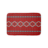 Südwest Mesas Red & Turquoise Small Badematte (Vorderseite)