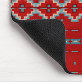 Südwest Mesas Rot und Türkis Mousepad (Ecke)