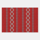 Südwest Mesas Türkis & Red Geometric Muster Geschenkpapier Set (Vorderseite 2)