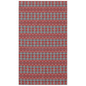 Südwest Mesas Türkis & Red Large Tischdecke (Vorderseite)