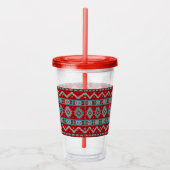 Südwest Mesas Türkis & Rot Acryltrinkbecher (Rechts)