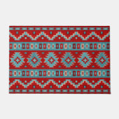 Südwest Mesas Türkis & Rot Fußmatte (Vorderseite)