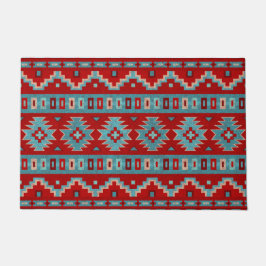 Südwest Mesas Türkis & Rot Fußmatte