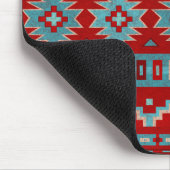 Südwest Mesas Türkis & Rot Mousepad (Ecke)