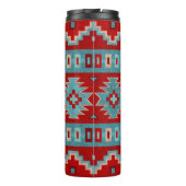 Südwest Mesas Türkis & Rot Thermosbecher (Rückseite)