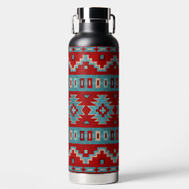 Südwest Mesas Türkis & Rot Trinkflasche