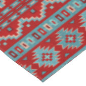 Südwest-Mesas-Türkis- und Rote Tischdecken (Schrägansicht)