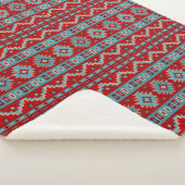 Südwest Mesas Turquoise & Red Medium Sherpadecke (3/4)