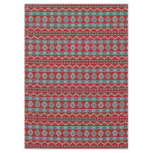 Südwest Mesas Turquoise & Red Medium Tischdecke (Vorderseite)