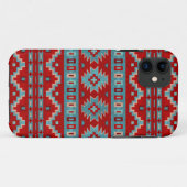 Südwest Mesas Turquoise & Red Phone Case (Rückseite (Horizontal))