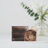 Südwest Motif mit Cowboy Hat, Seil auf einem Visitenkarte (Stehend Vorderseite)