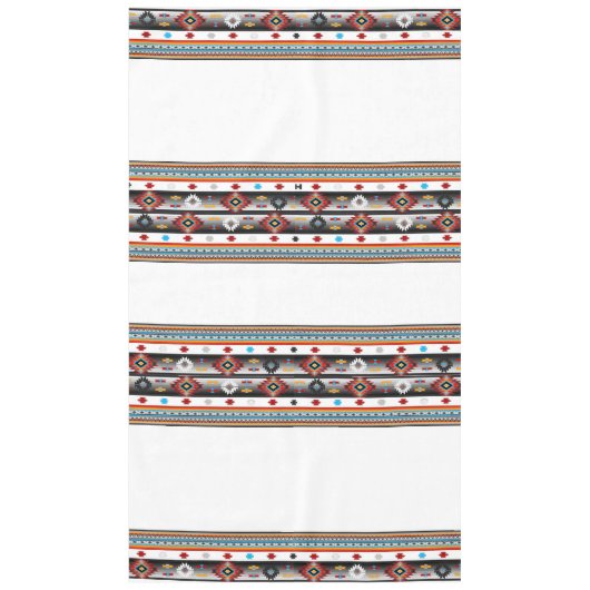 Südwest Muster #1 - Farbe anpassen Tableclout Tischdecke (Vorderseite)