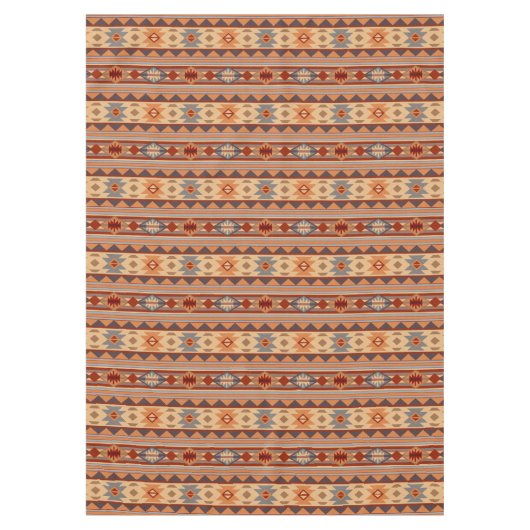 Südwest Muster Design Tan Tischdecke (Vorderseite)