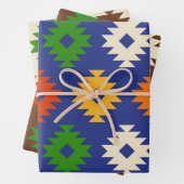 Südwest-Muster Geschenkpapier Set (Beispiel)