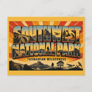 Südwest-Nationalpark Tasmanien Wilderness Heart Postkarte