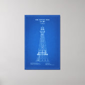 Südwest Pass Lighthouse - Louisiana - AD Leinwanddruck (Vorderseite)